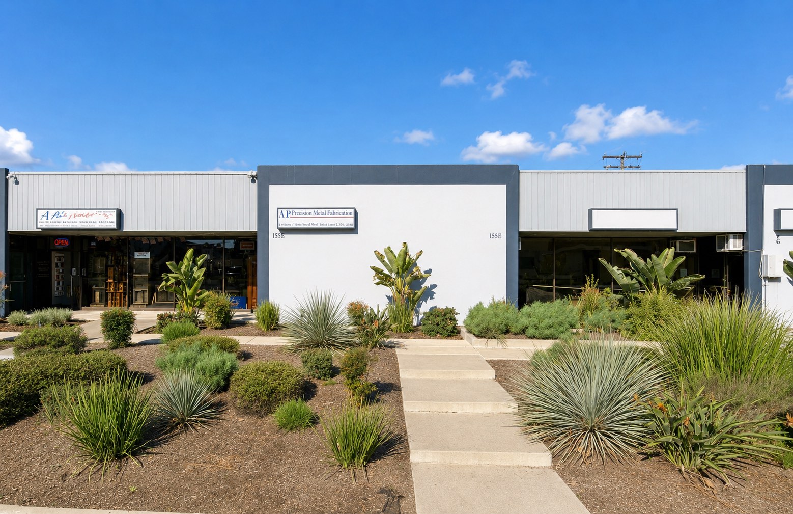 The Ambor-Palomino Metal Fab / AP Precision shop at 185 E Easy Street, Unit E, Simi Valley